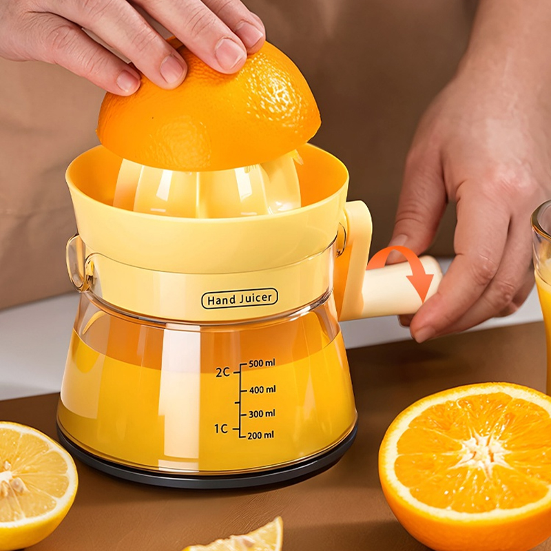 Citrus Juicer Bar - เครื่องคั้นน้ำผลไม้แบบมือสำหรับส้ม มะนาว เกรปฟรุต พร้อมกล่องเก็บขนาด 500 มล.